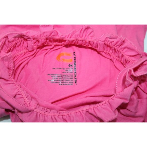 ORageous Girls Toddler Coverup Tunic Sundress (Size 6X) Azalea Pink - Picture 5 of 5